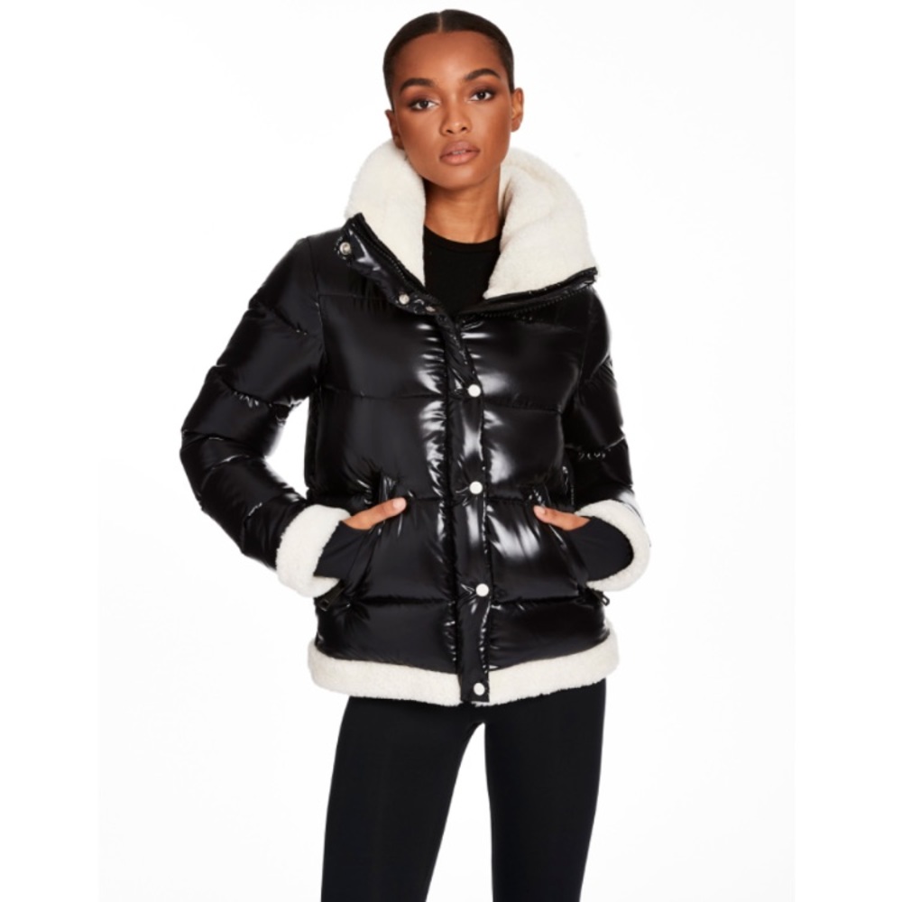SAM | GIGI Down Jacket With Shearling Trim - Picture 3 of 17